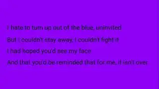 Someone like you lyrics
