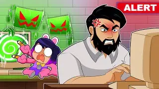 Take Your Child To Work Day! (Strict Dad & VBaby)