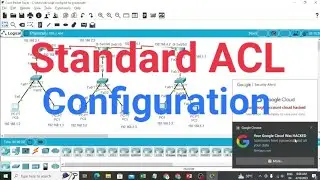ACL configuration in cisco packet tracer |||  Standard ACL || Access Control List