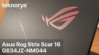 Asus Rog Strix Scar 16 G634JZ-NM044 Intel i9 13980HX RTX 4080 Gaming Laptop Teknorya İnceleme