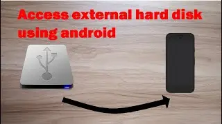 Access hard disk using any android|#android