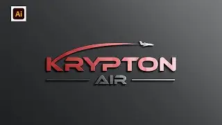 How to design an aviation logo in illustrator | logo design tutorial | adobe illustrator ,logo maker