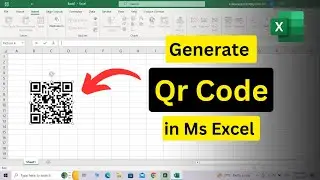 Generate QR code in MS Excel - QR code in excel