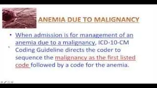ICD-10-CM - Lesson 5 - Anemia Coding