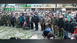 Отправка мобилизованных из Нижней Туры
