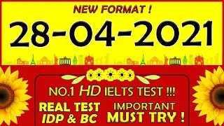 🔥IELTS LISTENING PRACTICE TEST 2021 WITH ANSWERS | 28.04.2021