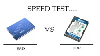 SSD vs HDD speed test | Side by side |