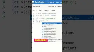 Type in typescript. 