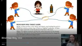 Blind Man Ring Target Game