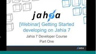 Jahia7 - Getting Started Developing on Jahia 7 (1/3)