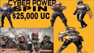 Cyber Power LUCKIEST SPINS EVER | 6 Mythic FOR FREE | PUBG MOBILE |