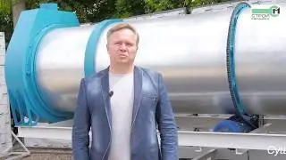 OVERVIEW OF DRYING PLANT OF DRUM TYPE OF NIAGARA SERIES PRODUCED BY MP STROYMEKHANIKA