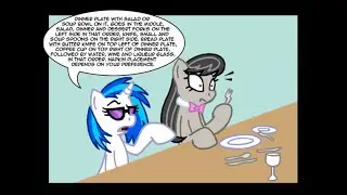 [MLP Comic Dub] Vinyl & Octavia - Table Manners (Kira Buckland, aka Rina-Chan)