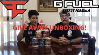 FAZE SETUP GIVEAWAY UNBOXING! GAMING GRANDPA! FULL TASTE TEST REVIEW!