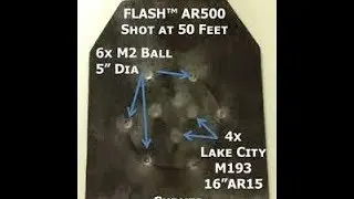 Flash AR500 vs Mosin Nagant