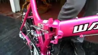 WANMA 型號：W104 20吋24速 折疊車 折疊收合使用說明