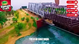 Railway Bridge launching scale model /3d model/live model