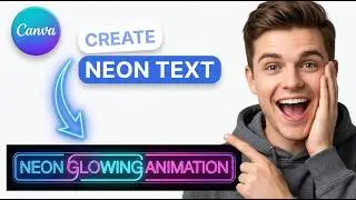 How to Create Glowing Neon Text Effect in Canva [2026] [Step-by-Step]