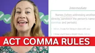 ACT Grammar Rules | Commas and Punctuation