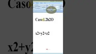 How to write Subscript and Superscript in MS word !! 
