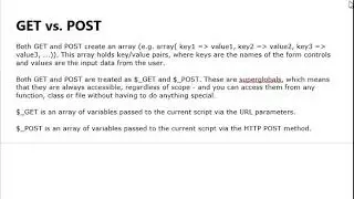 Form Handling with PHP | Tutorial for Form Handling | GET vs POST Methods | AA Academia