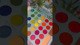 Буйство красок от Docolor-Tropical🌴💚 Палетка теней😍🔥#косметика #палеткатеней #макияж #love #iam