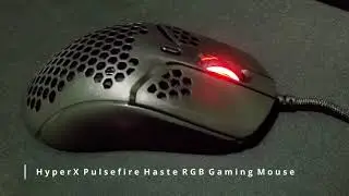 HyperX Pulsefire Haste RGB Gaming Mouse Lighting Effects