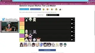 Holly's Genshin Impact Waifu Tier list