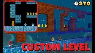 Super Mario Bros W1-2 in Super Mario 3D Land [CUSTOM LEVEL]