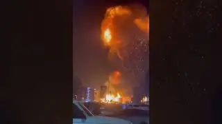 ⚡️Сильнейший взрыв прогремел на заправке в йеменской провинции Аден.