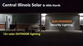 12v Solar Off Grid Security lighting #backuppower #offgrid