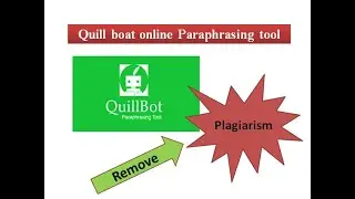 Quill boat software for removing plagiarism from research article/ thesis🧾