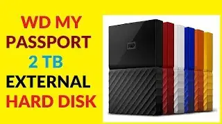 WD My Passport 2 TB Portable Hard Disk Unboxing And Review - 100 Mb/s?