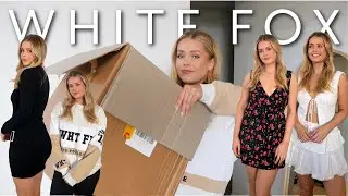 HUGE TRY-ON CLOTHING HAUL (Dresses, Activewear + Loungewear) ft. White Fox Boutique
