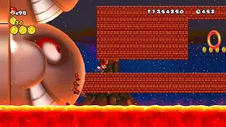 smb New Super Mario Bros Wii Custom Level 
