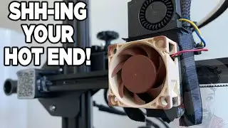 Creality Ender 3 Pro Hot End Noctua A4x20 Fan Upgrade 40mm x 20mm | FINALLY Some Silence!