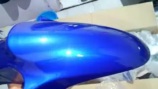 Unboxing Body Set Modenas Dinamik 120 Biru Putih HLD Genuine