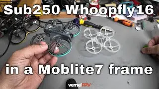 Sub250 Whoopfly16 Converting to Moblite7 Frame | Inverting the Motor orientation