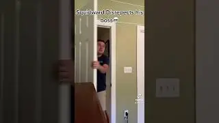 SpongeBob and mr Krabs beats up squidward