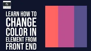 How to change color dynamically from front end in Bubble.io 