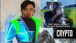 They can't see you if you don't move. What if, Apex Legends + Jurassic Park= ?