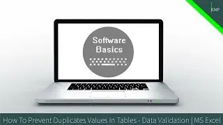 How To Prevent Duplicates Values In Tables - Data Validation | MS Excel