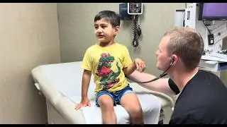Brave Boy at the Doctor! 🩺 Rasik's 4-Year Wellness Visit & Vaccines