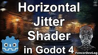 Godot 4: Horizontal jitter shader (tutorial)