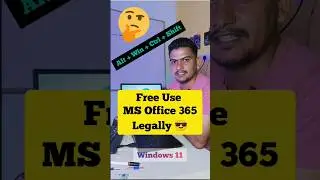 Freely use MS Office 365 #msoffice #word #excel #msofficefreeuse #tech #computer #shortsinda #pc