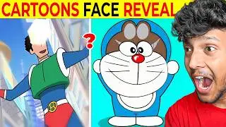 FACE REVEAL of Popular Cartoon Characters!