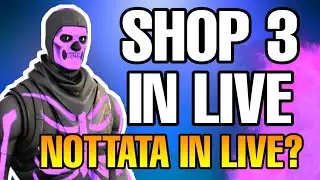 FORTNITE SHOP 3 OTTOBRE IN LIVE - ASPETTIAMO LO SHOP INSIEME + SERVER PRIVATI + NOTTATA