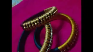 Latest Silk Thread Bangles|How to Make Silk Thread Bangles at Home|Most Beautiful Bangle Design