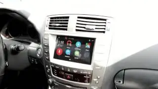GROM Audio VLINE Lexus Toyota Android Infotainment system upgrade GPS Voice control Music apps Video