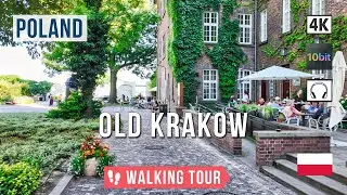 Krakow Walk Old Town 🇵🇱 Secrets Revealed 🚶‍♂️4К 🎧 2024